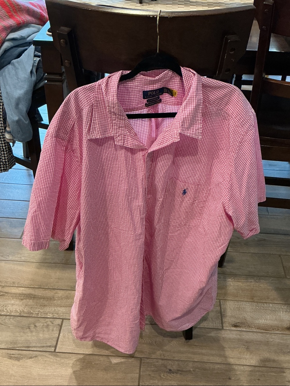 Polo by Ralph Lauren Pink Gingham Short-Sleeve Polo Shirt